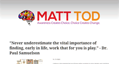 Desktop Screenshot of matt-tod.com